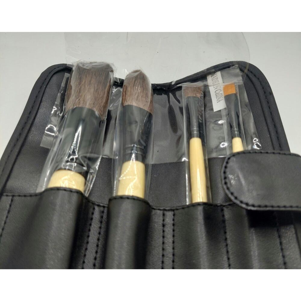 BeautiControl 4 Brushes Wooden Handle Assortment NEW in Case